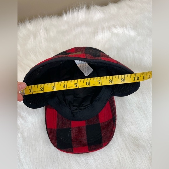 Eddie Bauer Buffalo Plaid Trapper Hat - Picture 6 of 7